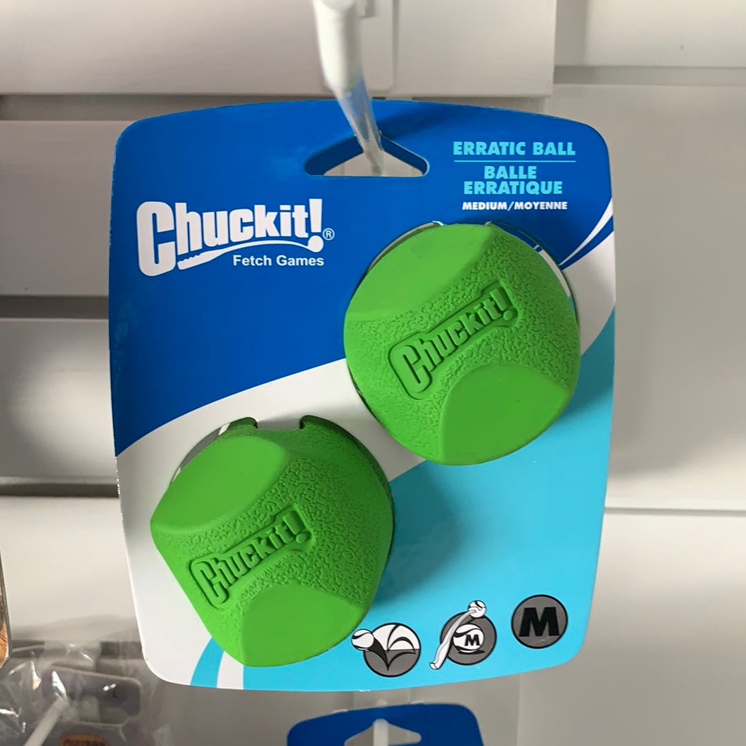 M Chuckit Erratic Ball 2pcs