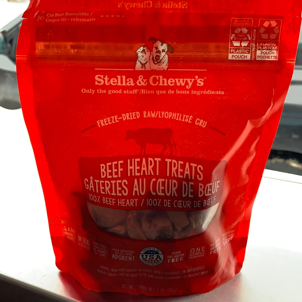 Beef Heart Treats 3oz